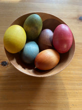 Load image into Gallery viewer, Naturally-Dyed Rainbow Wooden Eggs