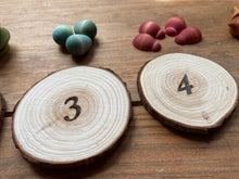 Load image into Gallery viewer, Naturally-Dyed Rainbow Loose Parts Counting Set - Nature Themed