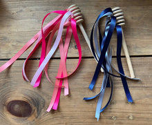 Load image into Gallery viewer, Rainbow Ribbon Honey Wands