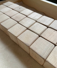 Load image into Gallery viewer, Smoothly Sanded Blank Maple Wooden Blocks - DIY - Decorate - Baby Blocks - Sealed Option - Sets in Multiples of 6