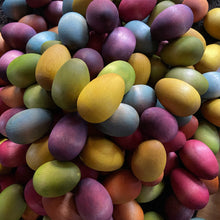 Load image into Gallery viewer, Naturally-Dyed Rainbow Wooden Eggs