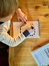 Load image into Gallery viewer, Learn to Write - Capital Letters, Numbers, Shapes - Set of 3 Books - Tracing and Formation - Reusable, wipeable, marker included!