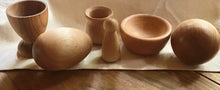 Load image into Gallery viewer, Montessori Fine Motor Wooden Toy Set, Ball, Egg, and Peg Person with Cups, 6-Piece Set