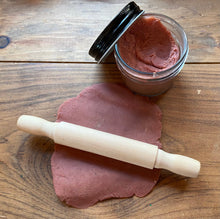 Load image into Gallery viewer, Mountain Dough w/ Wooden Rolling Pin, Buttery-Soft Play Dough Made from Organic Ingredients, 6 Color Choices of Single Jars w/ Rolling Pin