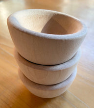 Load image into Gallery viewer, Wooden Acorns Large and Small Counting Sets - Large and Small Acorns with Optional Sorting Bowls