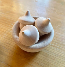 Load image into Gallery viewer, Wooden Acorns Large and Small Counting Sets - Large and Small Acorns with Optional Sorting Bowls