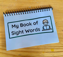 Load image into Gallery viewer, Sight Word Flip Books - Learn to Read - Mini Sight Word Readers - Option for Dry Erase with Magnetic Marker/Eraser
