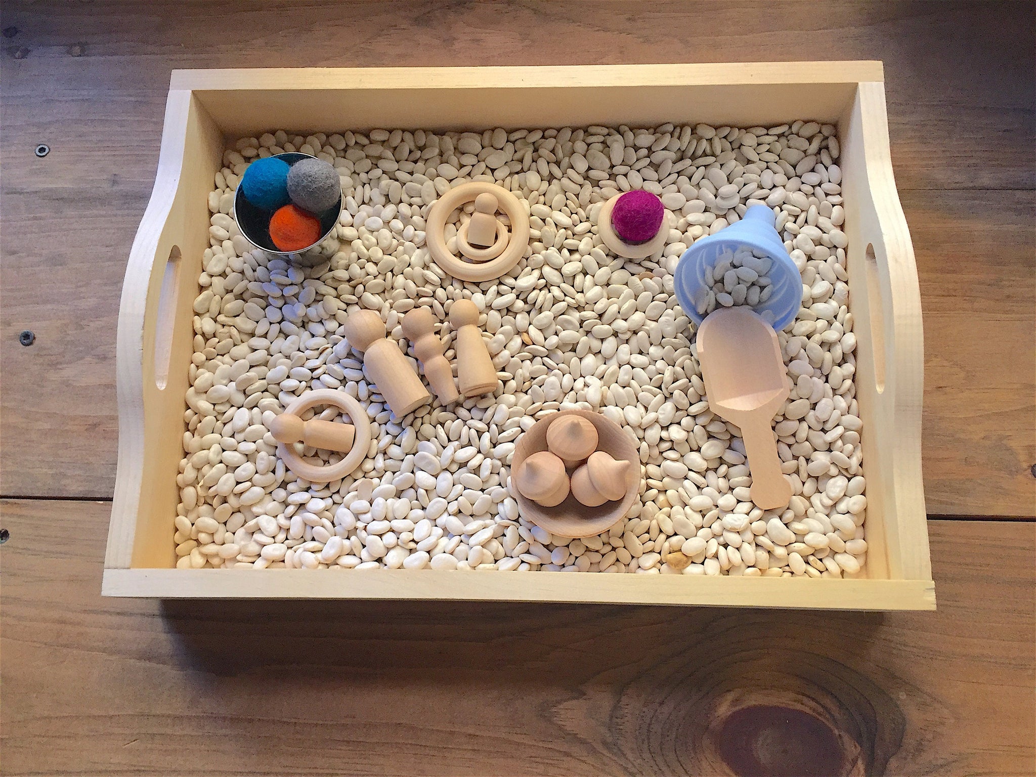 Natural Sensory Tray - Montessori Inspired – Mountain Mom Studio