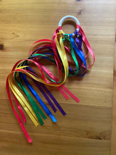 Load image into Gallery viewer, Rainbow Ribbon Hand Kite - Multiple Options Available

