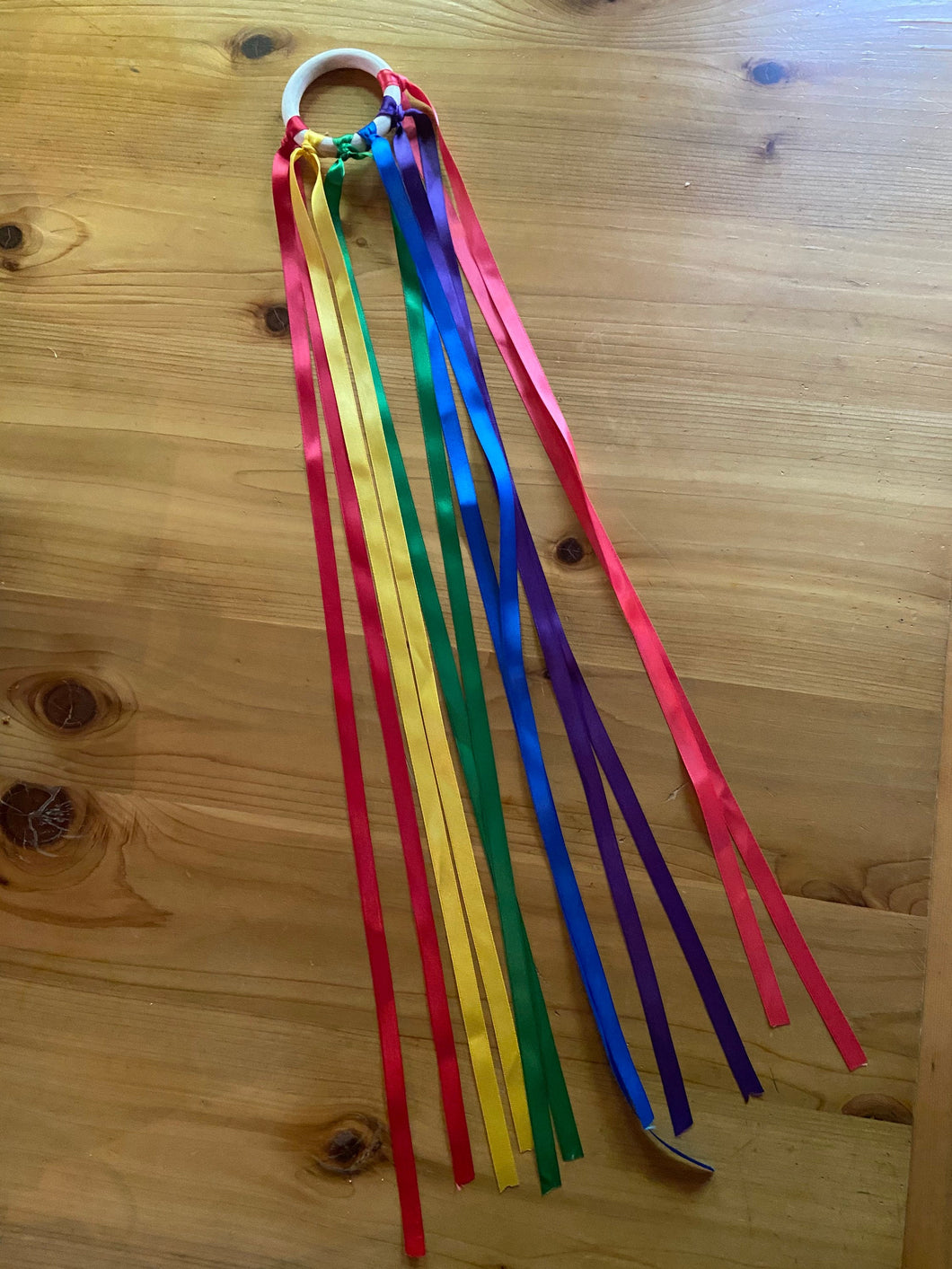 Rainbow Ribbon Hand Kite - Multiple Options Available