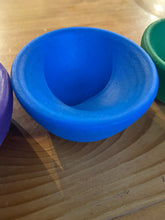 Load image into Gallery viewer, Hand Painted Rainbow Wooden Mini Stacking Bowls - Set of 6 - Bowls Only
