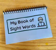 Load image into Gallery viewer, Sight Word Flip Books - Learn to Read - Mini Sight Word Readers - Option for Dry Erase with Magnetic Marker/Eraser
